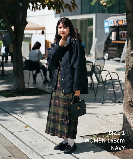 #-52 Memory twill classic mountain parka (Navy)