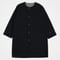 #-27 Reversible nocollar coat (Black)