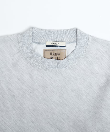 "UNFOLK CLASSIC" Banshu double gauze bias cut tshirt