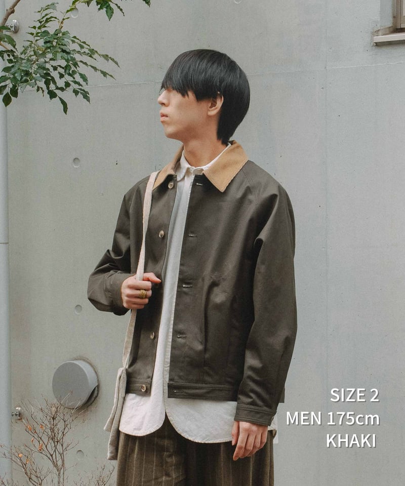 45 Ventile gabardine 2way blouson (Beige) | U