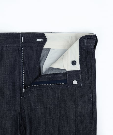 #-24 Rigid denim 2tuck straight pants
