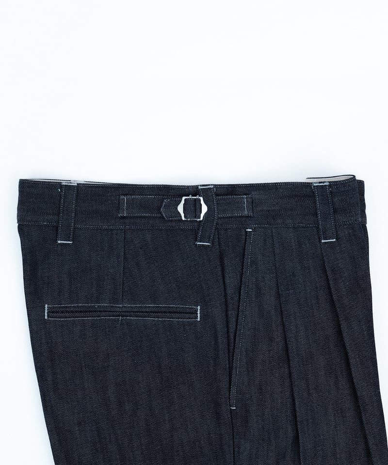 24 Rigid denim 2tuck pants | UNFOLK 24 Rigid denim 2tuck pants | UNFOLK