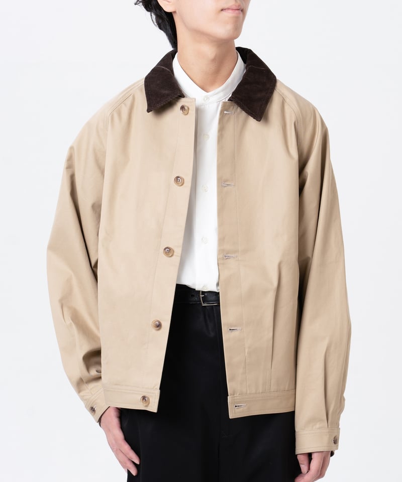 45 Ventile gabardine 2way blouson (Beige) | U