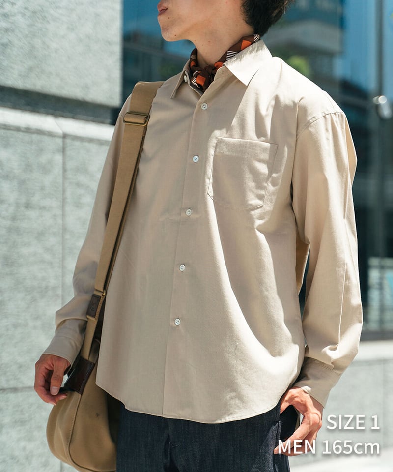 15 2way detachable collar shirt (Beige) | UNF 15 2way detachable collar shirt (Beige) | UNF
