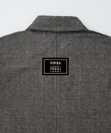 “UNFOLK CLASSIC” Banshu linen mix napping style blouson