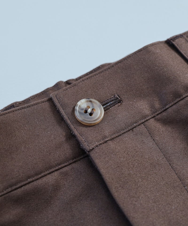 03 Ventile gabardine 2tuck pants | UNFOLK