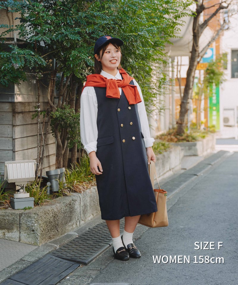 2026SS 先行予約】#-81 6B relax double jumper skirt