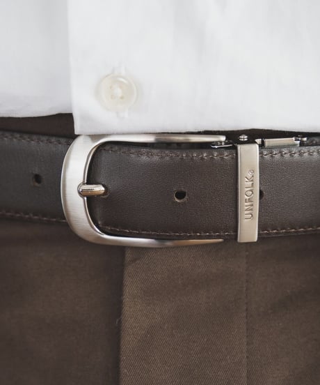 #-02 Reversible leather belt