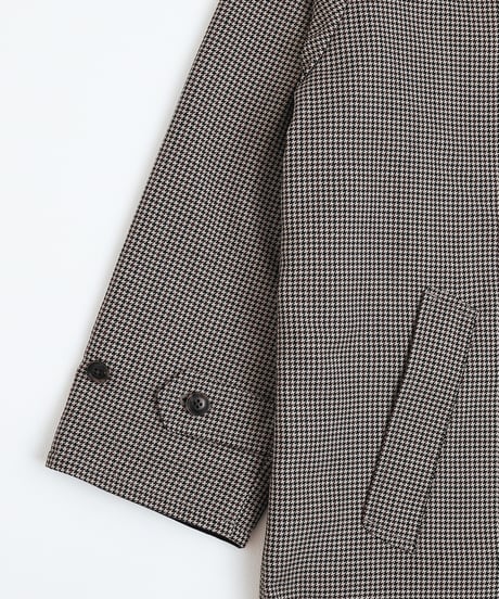 #-27 Reversible nocollar coat (Black)
