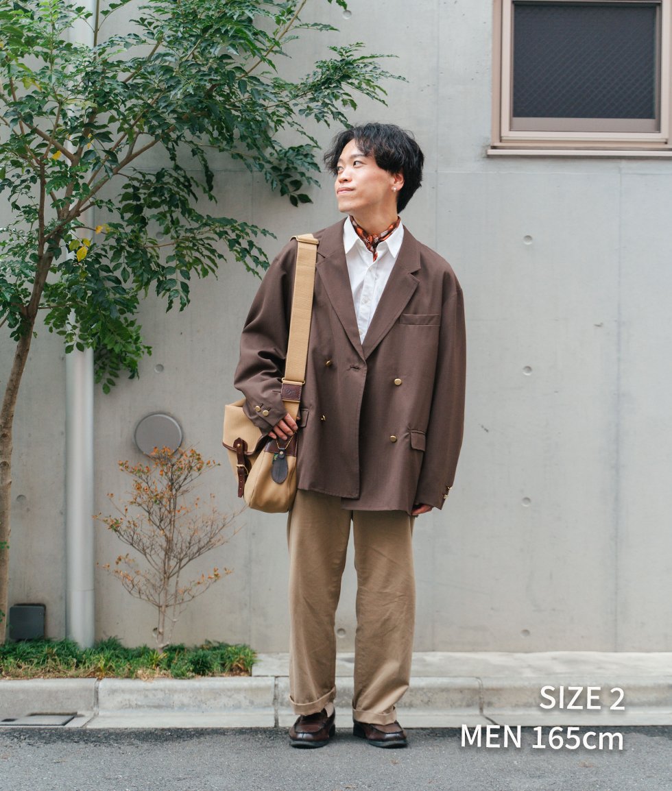 22 4B relax double blazer (Brown) | UNFOLK 22 4B relax double blazer (Brown) | UNFOLK