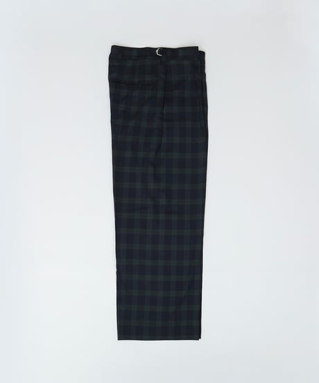 #-36 Seamless classic check slacks (Green)