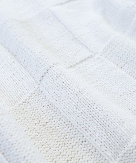 #-01 Blocking hand knit