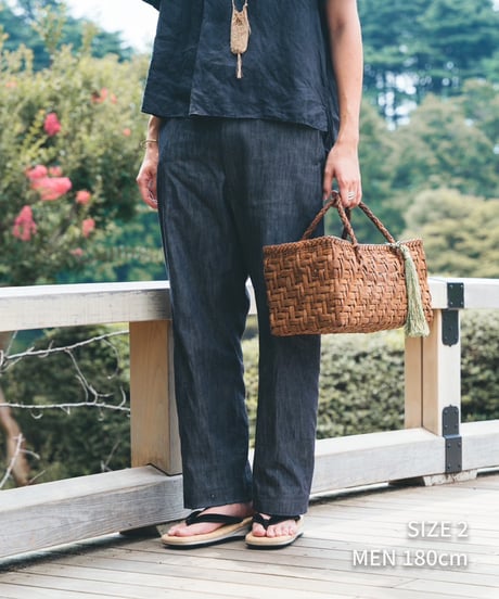 #-17 Seamless rigid denim pants