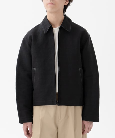 “UNFOLK CLASSIC” Enshu washi cotton cutting design blouson