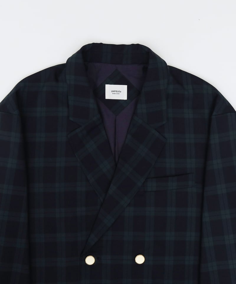 31 4B relax double check blazer (Green) | UNF
