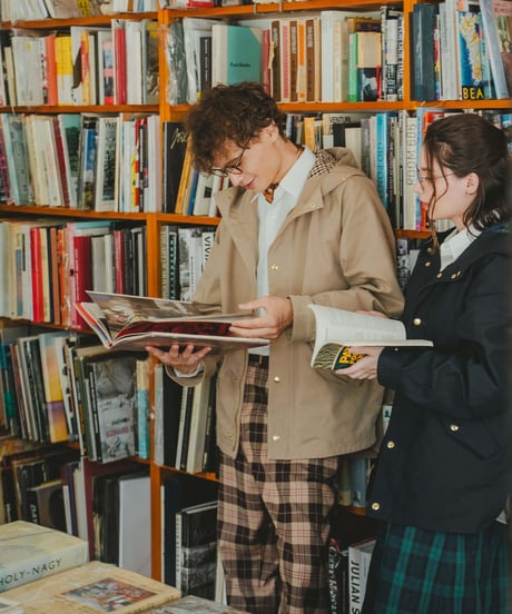 #-52 Memory twill classic mountain parka (Navy)