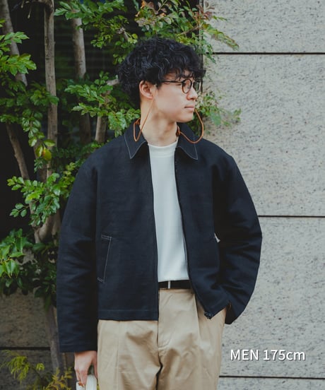 “UNFOLK CLASSIC” Enshu washi cotton cutting design blouson
