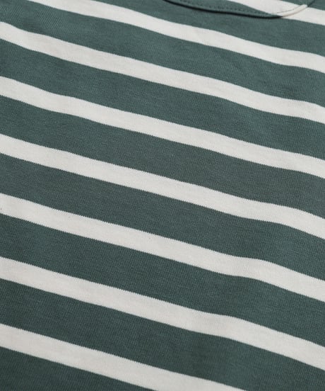 #-19 Heavy weight border cardigan (Green)