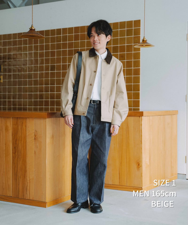 ジャケット・アウター UNFOLK Ventile gabardine 2way blouson 45 Ventile gabardine 2way blouson (Beige) | U