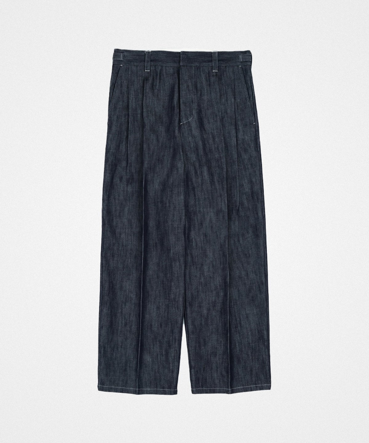 UNFOLK Rigid denim 2tuck pants ツータック デニム UNFOLK Rigid denim 2tuck pants ツータック デニム