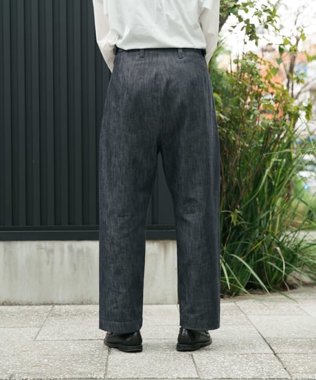 #-17 Seamless rigid denim pants
