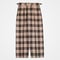 #-36 Seamless classic check slacks (Brown）