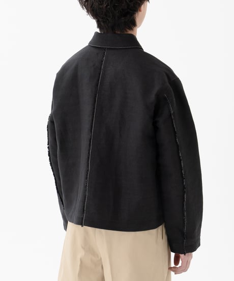 “UNFOLK CLASSIC” Enshu washi cotton cutting design blouson