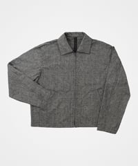 “UNFOLK CLASSIC” Banshu linen mix napping style blouson