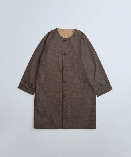 #-27 Reversible nocollar coat