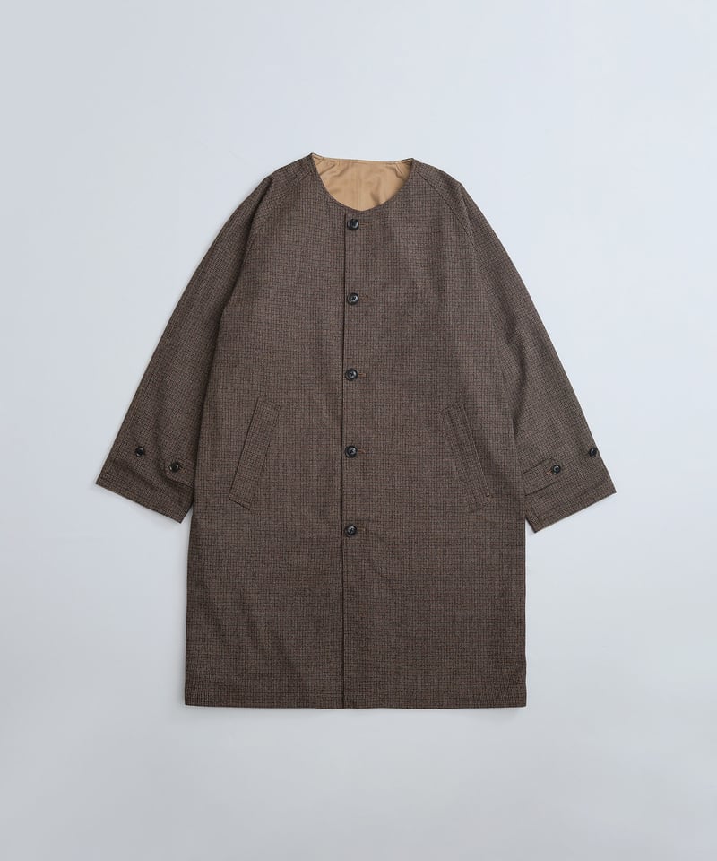 【UNFOLK 】ノーカラー　ブルゾン【アンフォーク】 27 Reversible nocollar coat | UNFOLK