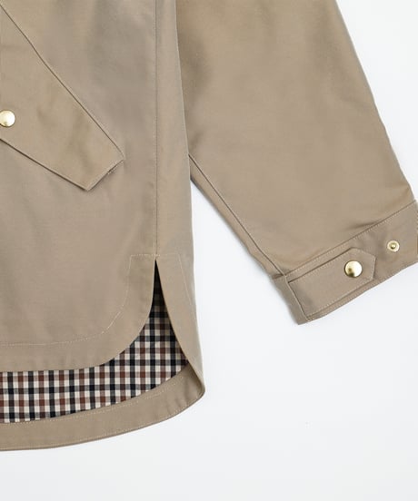 #-52 Memory twill classic mountain parka (Beige)