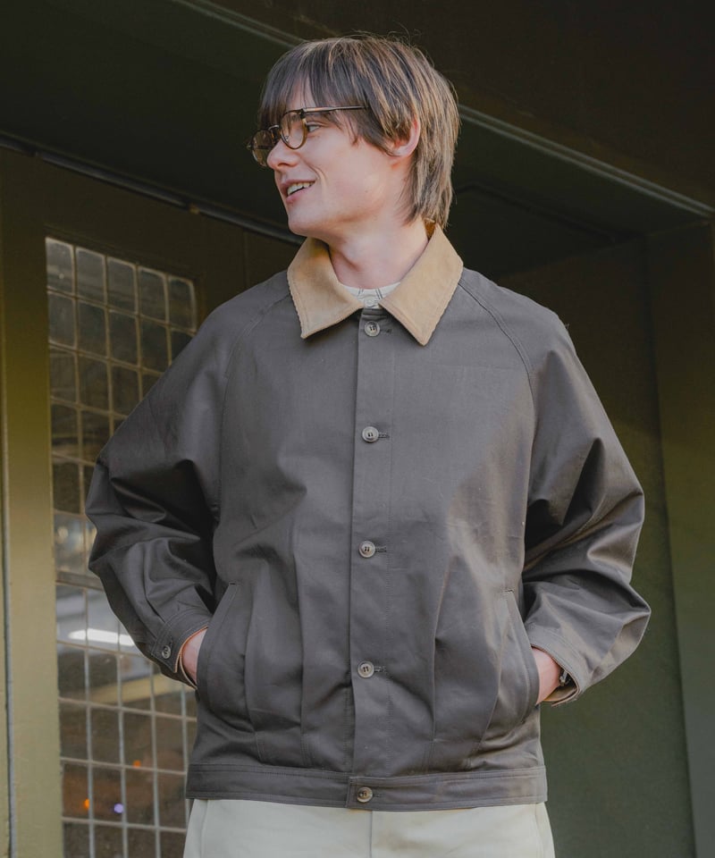 45 Ventile gabardine 2way blouson (Khaki) | U