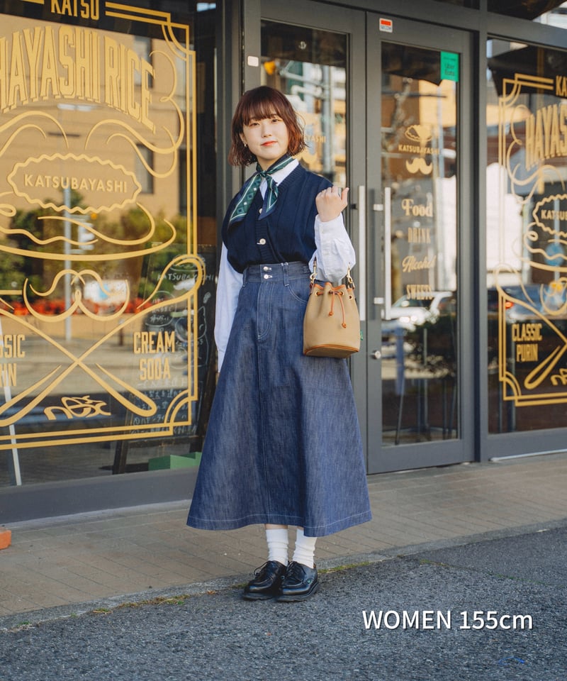 59 Hand print silk scarf (Green) | UNFOLK