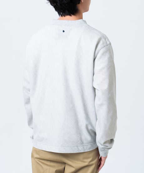 "UNFOLK CLASSIC" Banshu double gauze bias cut tshirt