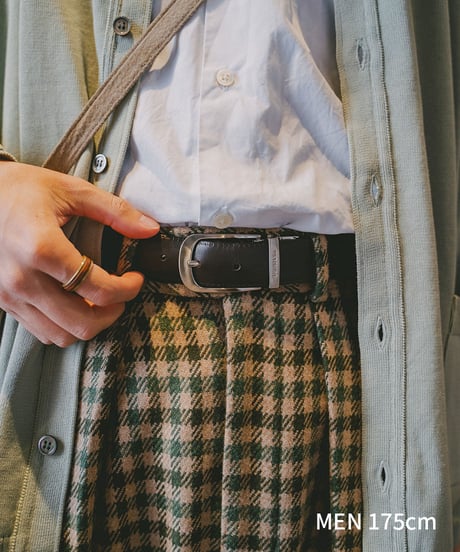 #-02 Reversible leather belt