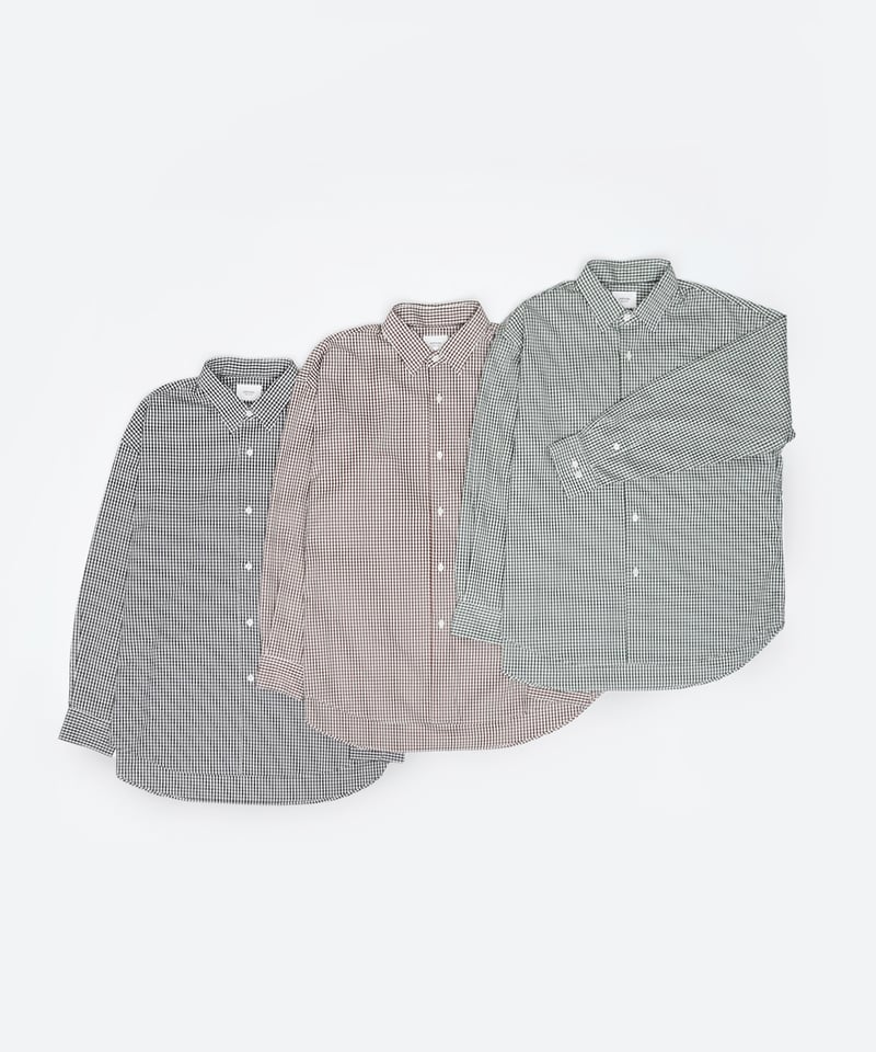 新品COEL 2WAYチェックジャガードシャツ COEL 2WAYチェックジャガードシャツ | KOKO