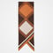 #-00 Hand print silk scarf (Brown)