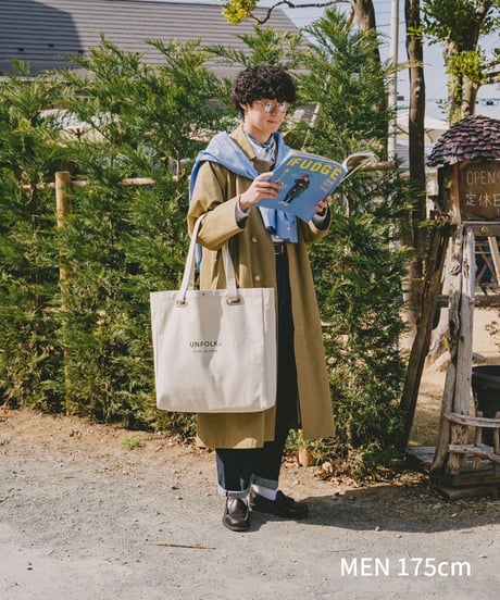 #-04 Heavy canvas big tote bag