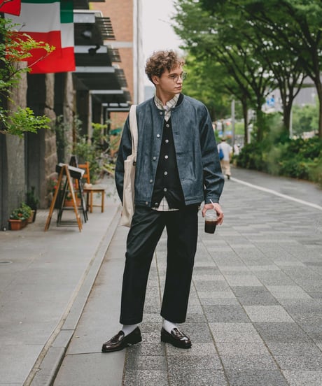 #-18 Seamless gabardine chino pants (Black)