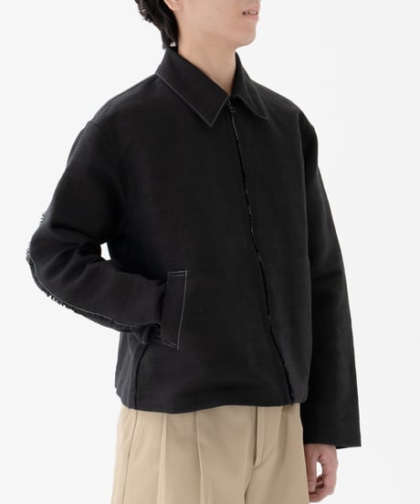 “UNFOLK CLASSIC” Enshu washi cotton cutting design blouson