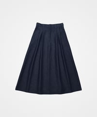 #-70 Rigid denim 2tuck skirt