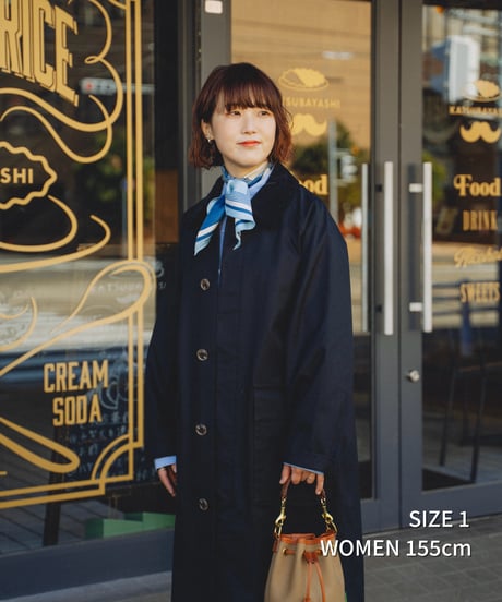 #-53 Ventile gabardine 2way railway coat (Beige)