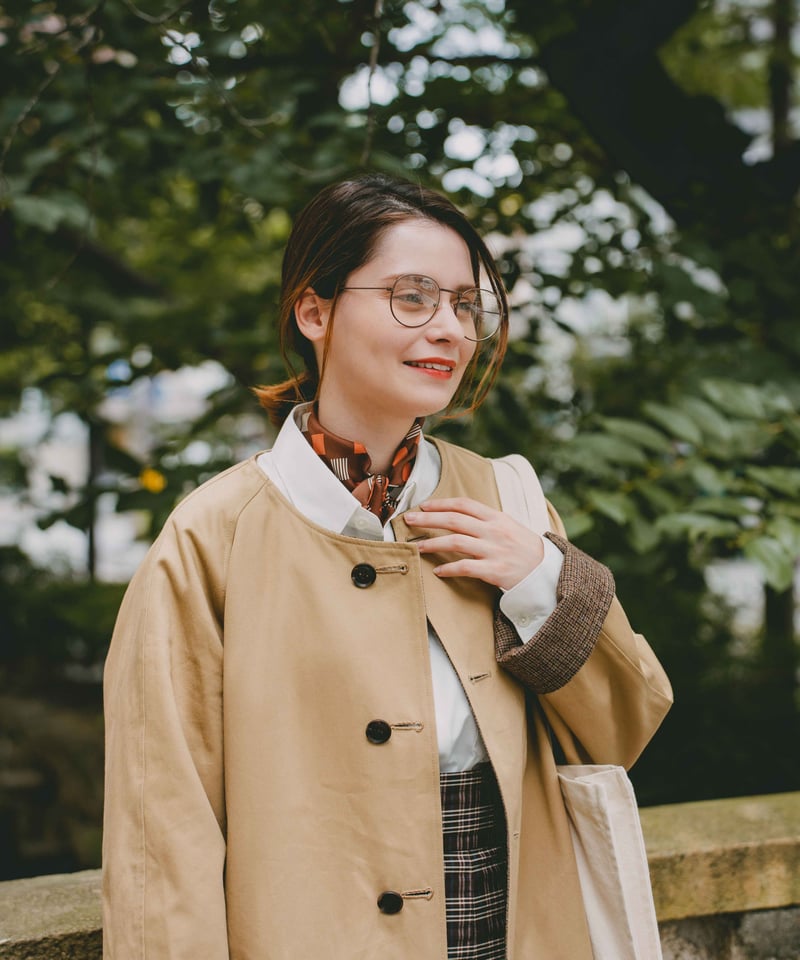 27 Reversible nocollar coat | UNFOLK