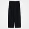 #-47 Wool mix 2tuck slacks (Black)