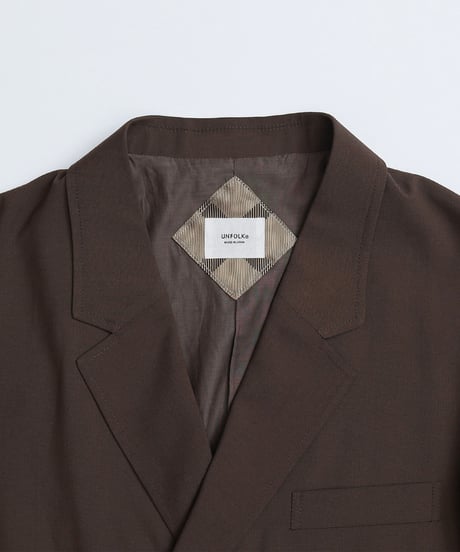 #-22 4B relax double blazer (Brown)