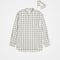 #-42 2way detachable collar windowpane check shirt (Ivory)