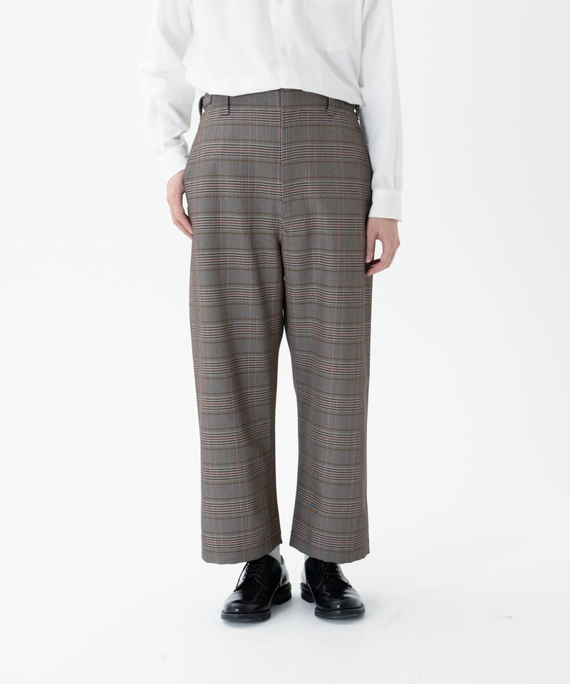 54 Seamless classic check pants (Beige) | UNF