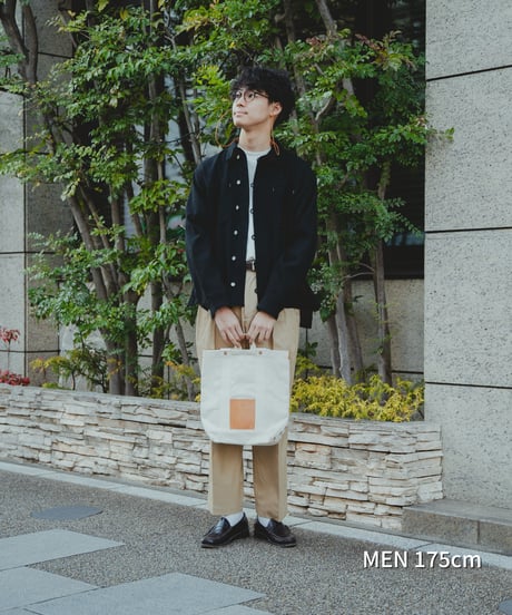 “UNFOLK CLASSIC” Enshu soft herringbone shirt jacket (White)