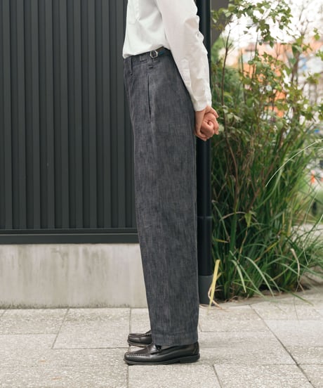 #-17 Seamless rigid denim pants