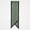 #-74 Hand print silk scarf (Green)